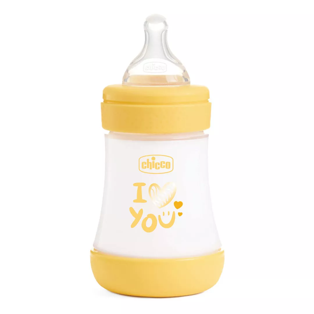 Biberon Perfect 5 PP, tetina s, flux lent, 150 ml, 0 luni+, Chicco, [],farmaciabajan.ro