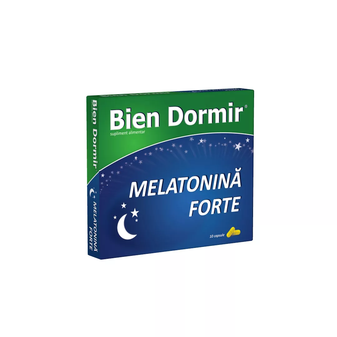 Bien Dormir + Melatonina Forte, 10 capsule, [],farmaciabajan.ro