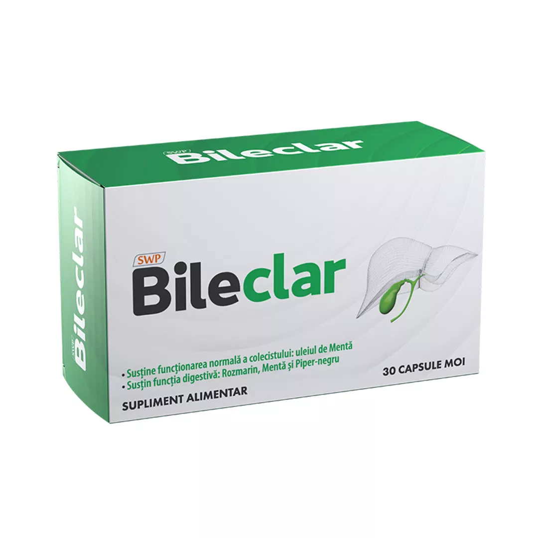 Bileclar, 30 capsule, Sun Wave Pharma, [],https:farmaciabajan.ro