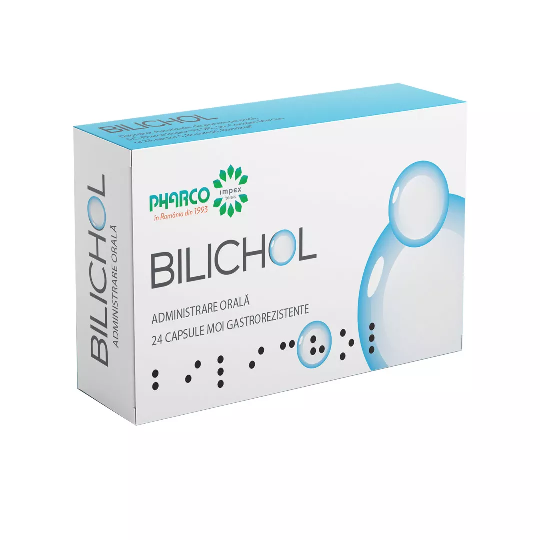 Bilichol, 24 capsule, Pharco, [],farmaciabajan.ro