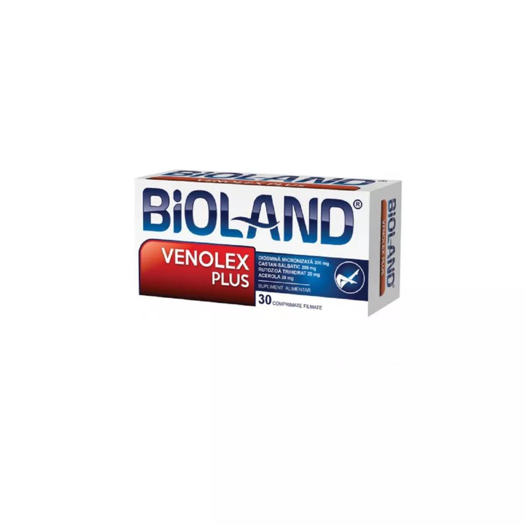 Biofarm Venolex plus, 30 comprimate filmate, Bioland, [],farmaciabajan.ro