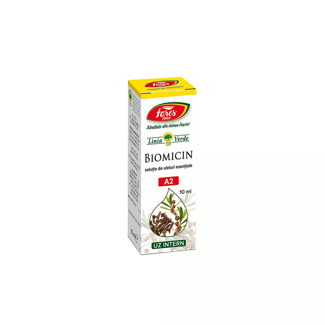Biomicin solutie, A2, 10 ml, Fares, [],farmaciabajan.ro