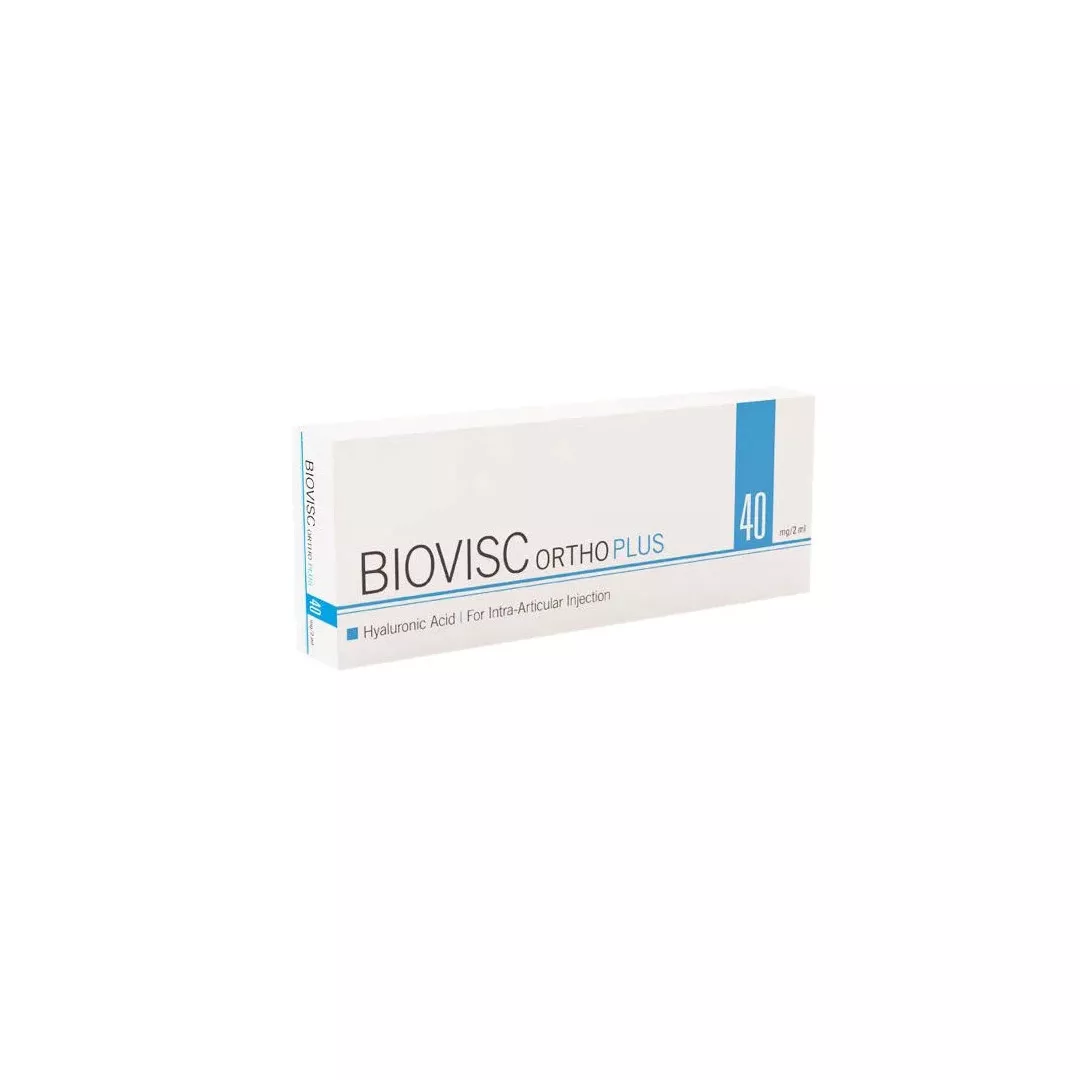 Biovisc Ortho Plus, 40 mg / 2 ml, solutie injectabila, 2 ml x 1 seringa preumpluta, Biotech, [],farmaciabajan.ro