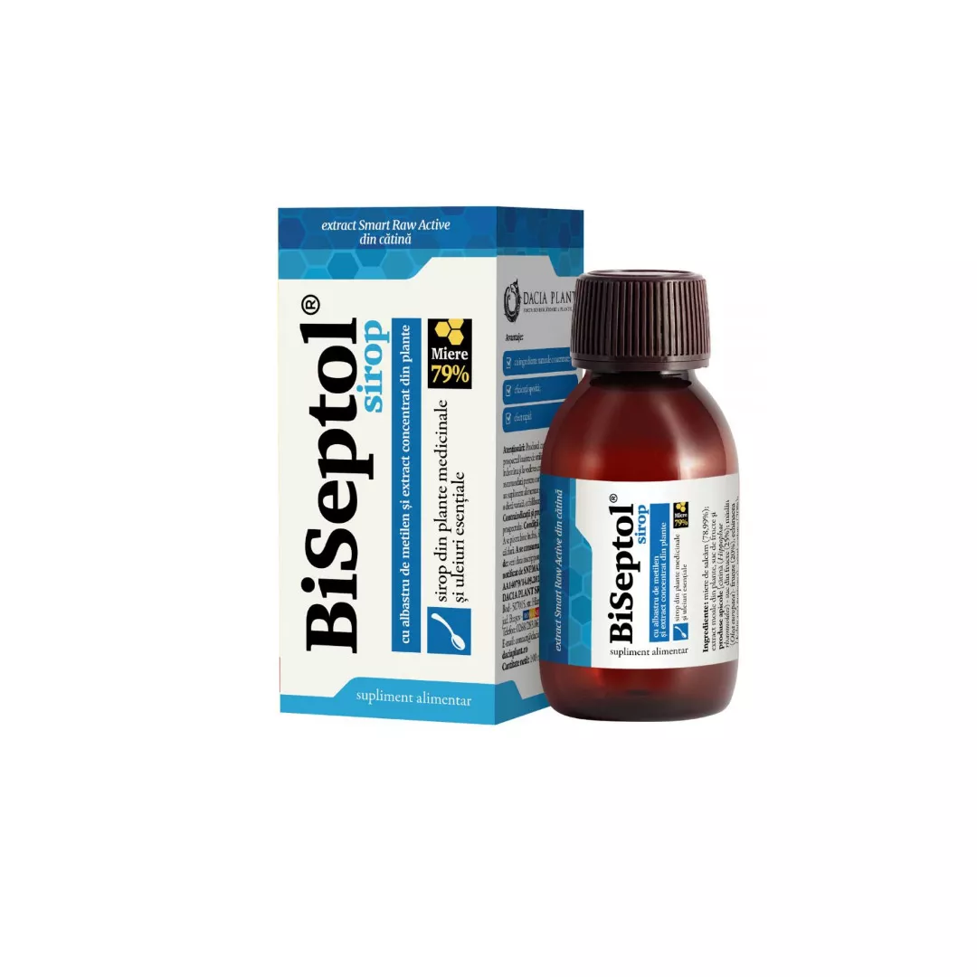 BiSeptol sirop, 100 ml, Dacia Plant, [],farmaciabajan.ro