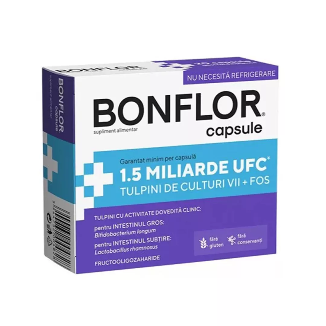 Bonflor, 20 capsule, Fiterman Pharma, [],farmaciabajan.ro