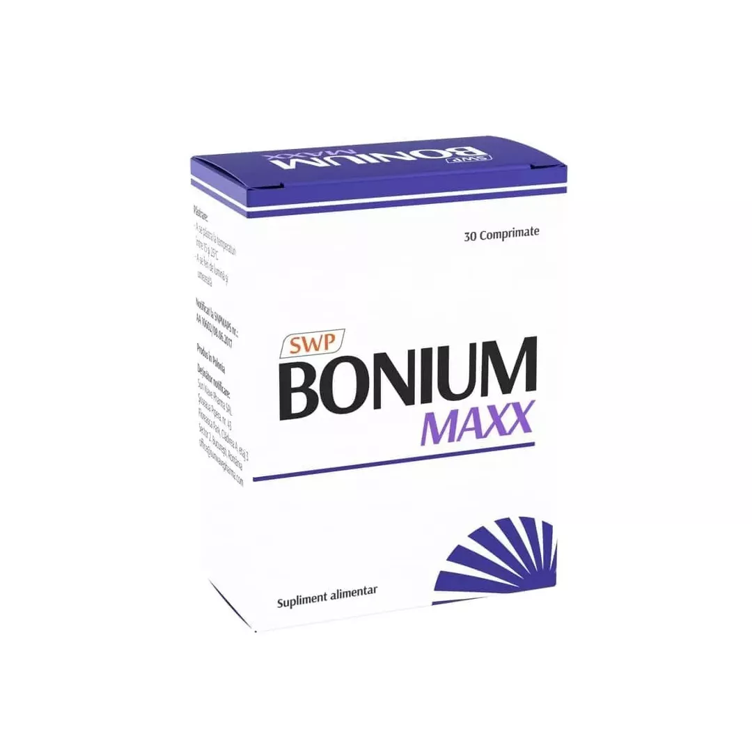 Bonium Maxx, 30 comprimate, Sun Wave Pharma, [],farmaciabajan.ro