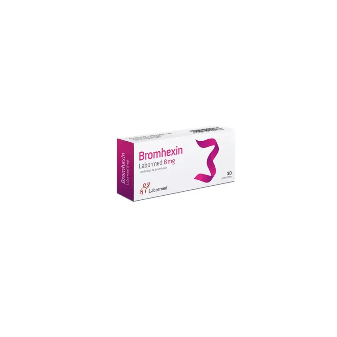 Bromhexin 8 mg, 20 comprimate, Labormed, [],farmaciabajan.ro