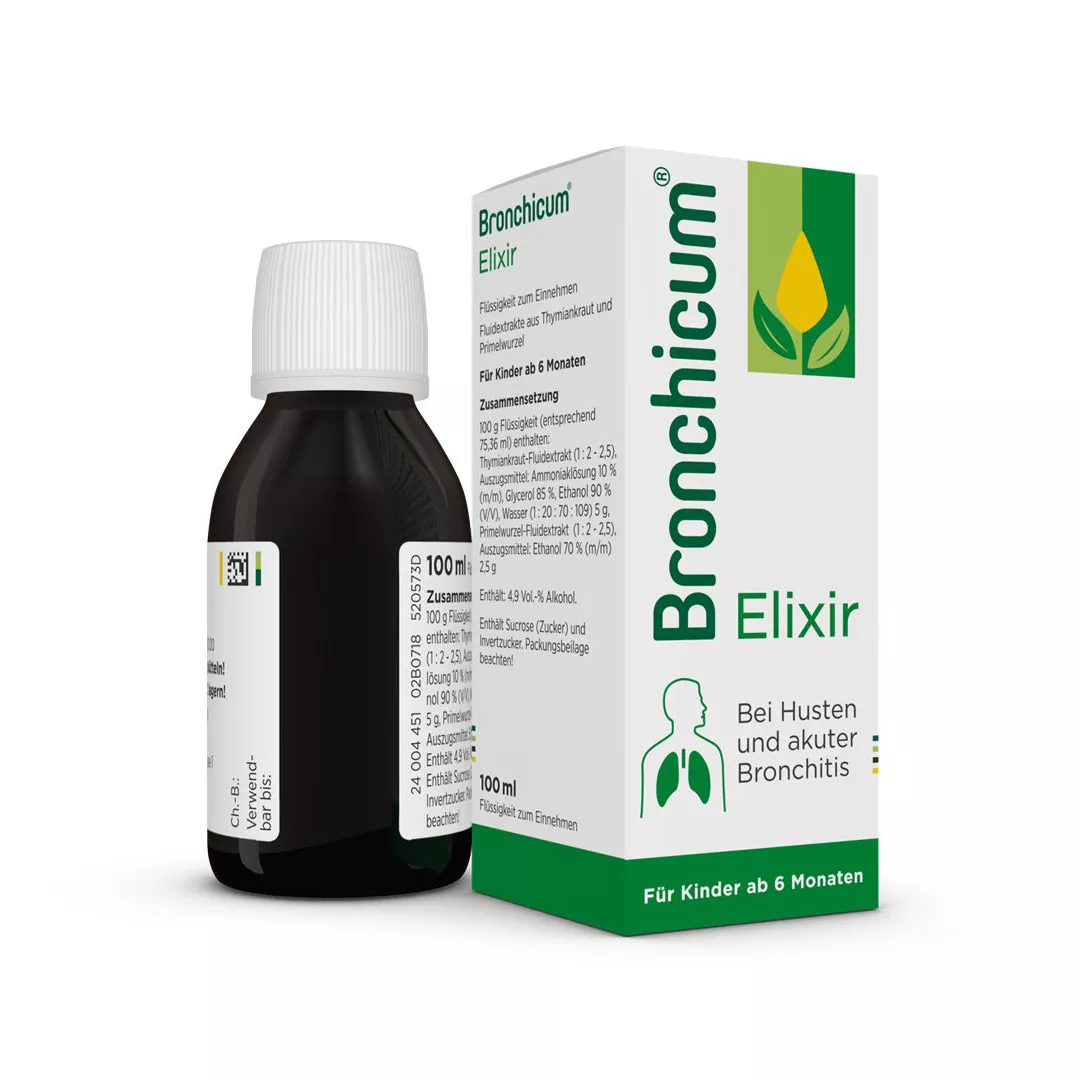 Bronchicum Elixir S solutie orala, 100 ml, Sanofi Aventis, [],https:farmaciabajan.ro