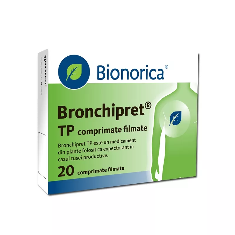 BRONCHIPRET TP x 20 CUTIE CU 1 BLIST. PVC-PVDC/AL X 20 COMPR. FILM., [],farmaciabajan.ro