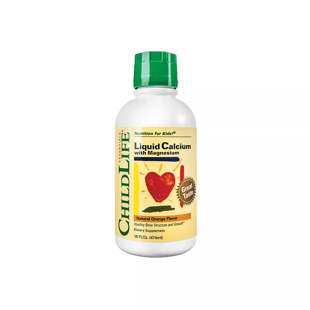 Calcium With Magnesium pentru copii Childlife Essentials, 474ml, Secom, [],farmaciabajan.ro