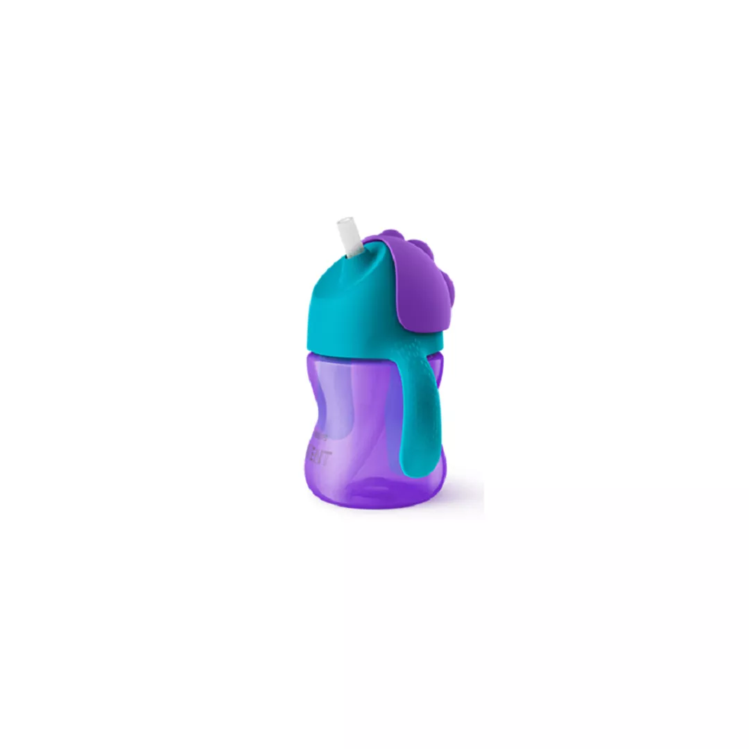 Cana cu pai pentru fetite, +9 luni, 200 ml, SCF796/02, Philips Avent, [],farmaciabajan.ro