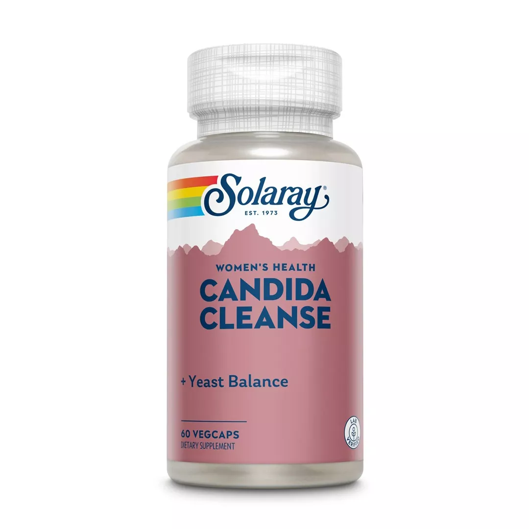 Candida Cleanse Solaray, 60 capsule, Secom, [],farmaciabajan.ro