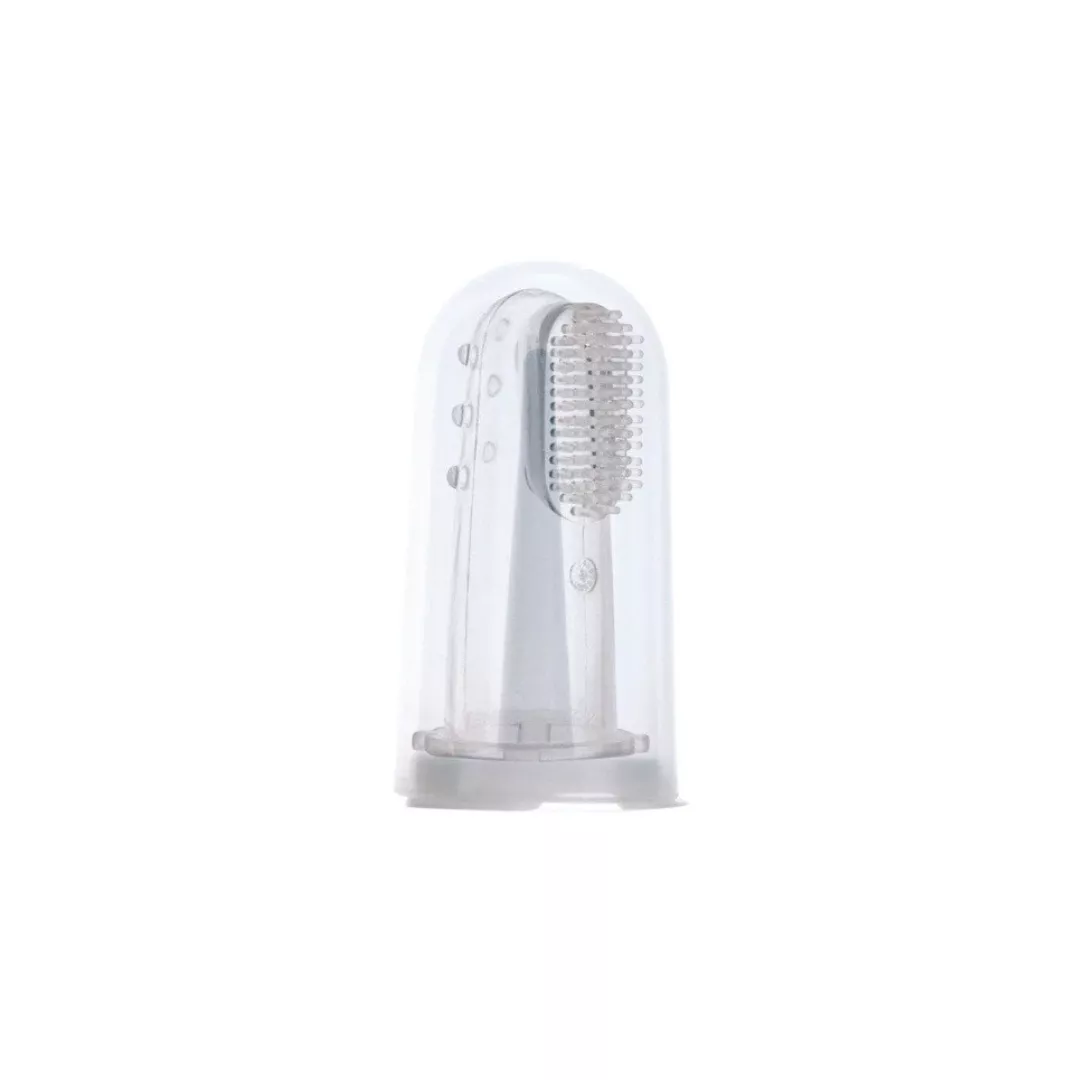 Degetar silicon pentru gingii, masare gingii, periuta, suport si capac protectie 56/159 , Canpol, , [],farmaciabajan.ro