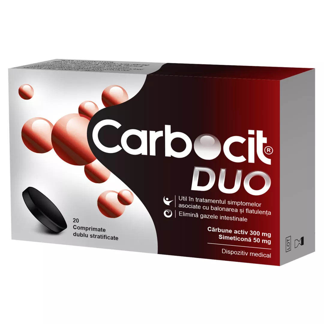 Carbocit® DUO, 20 comprimate, Biofarm, [],farmaciabajan.ro