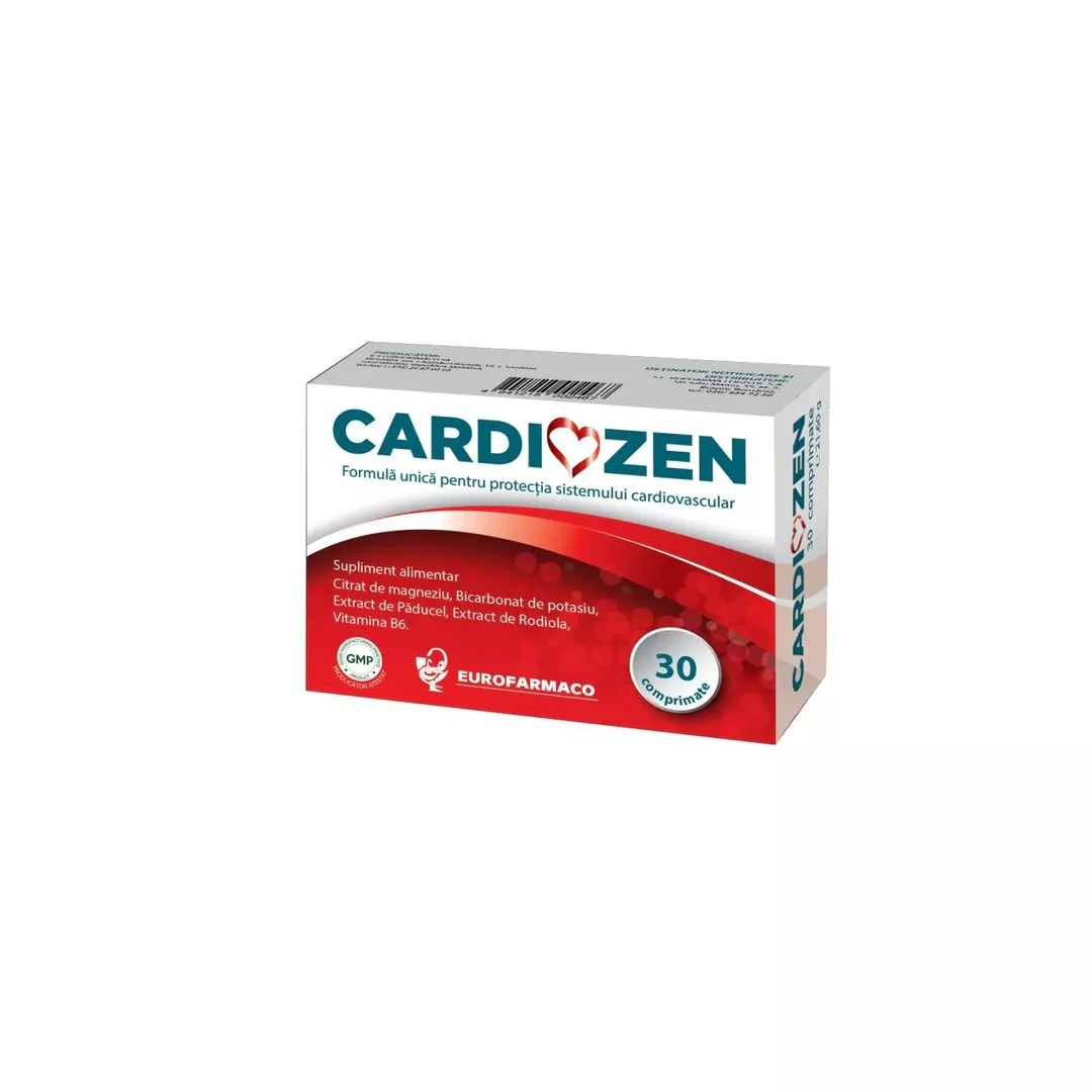 Cardiozen, 30 comprimate, Eurofarmaco, [],farmaciabajan.ro