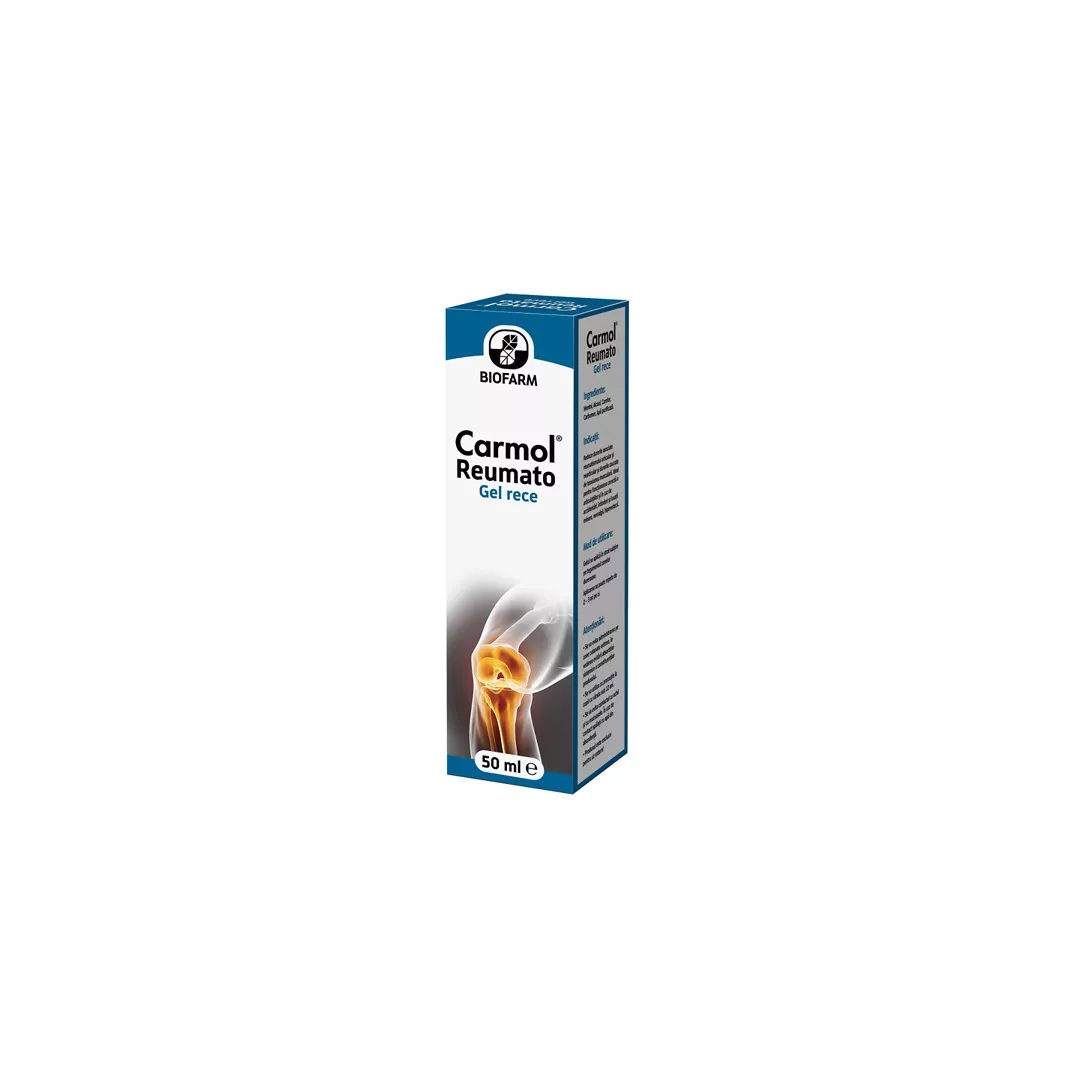 Carmol Reumato, gel rece, 50 ml, Biofarm, [],farmaciabajan.ro