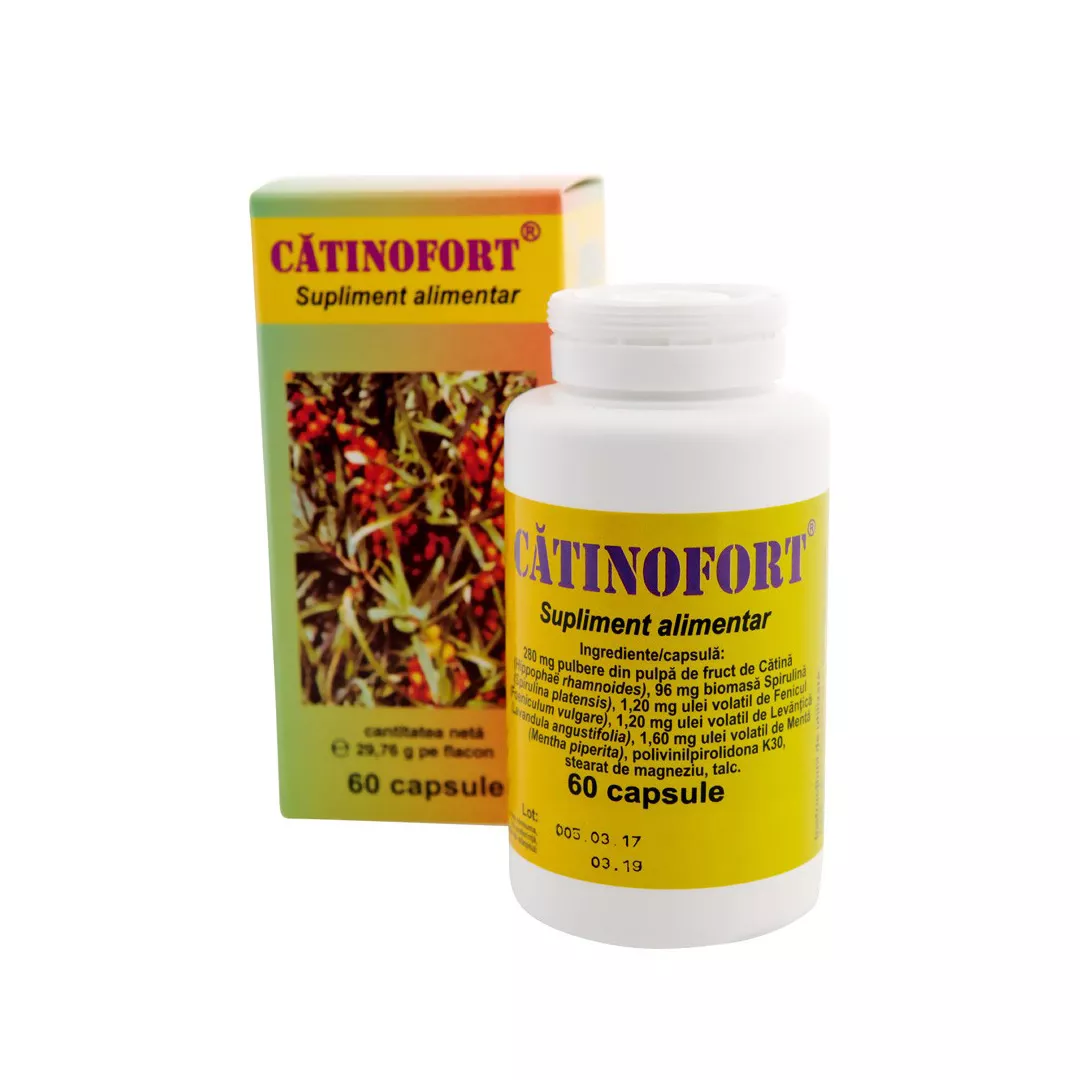 Catinofort, 60 capsule, Hofigal, [],https:farmaciabajan.ro