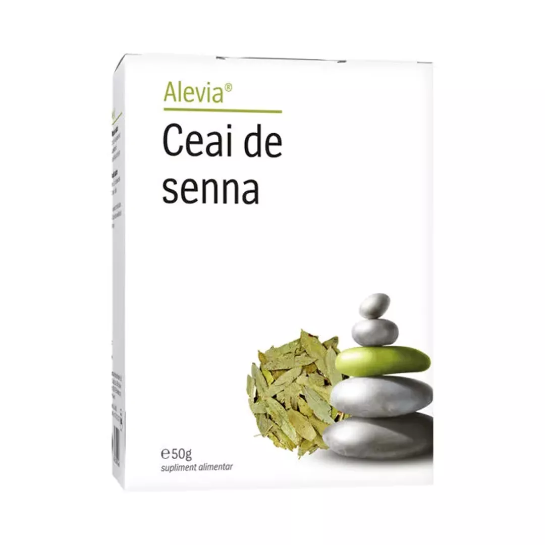 Ceai de Senna, vrac, 50 g, Alevia, [],farmaciabajan.ro