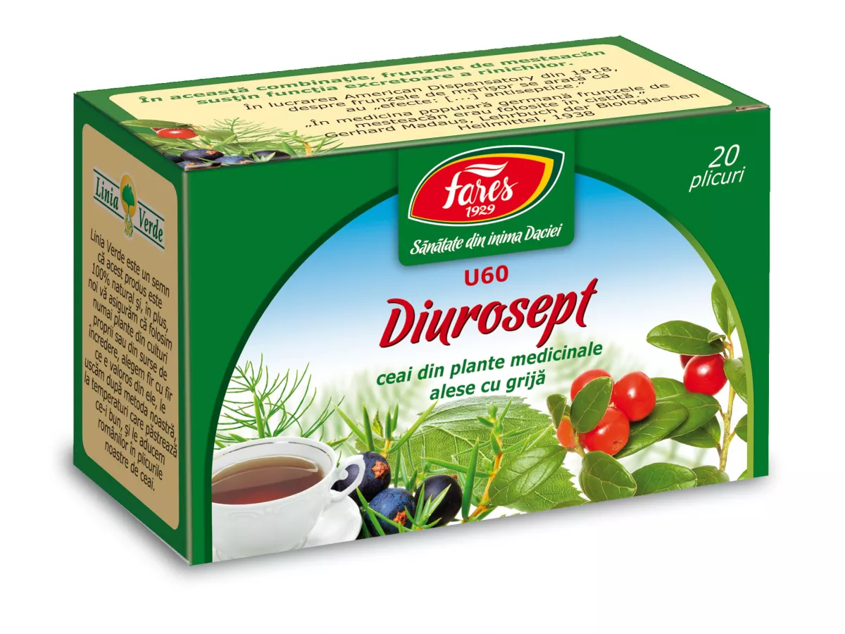 Ceai Diurosept (Diuretic) 20dz, Fares, [],farmaciabajan.ro