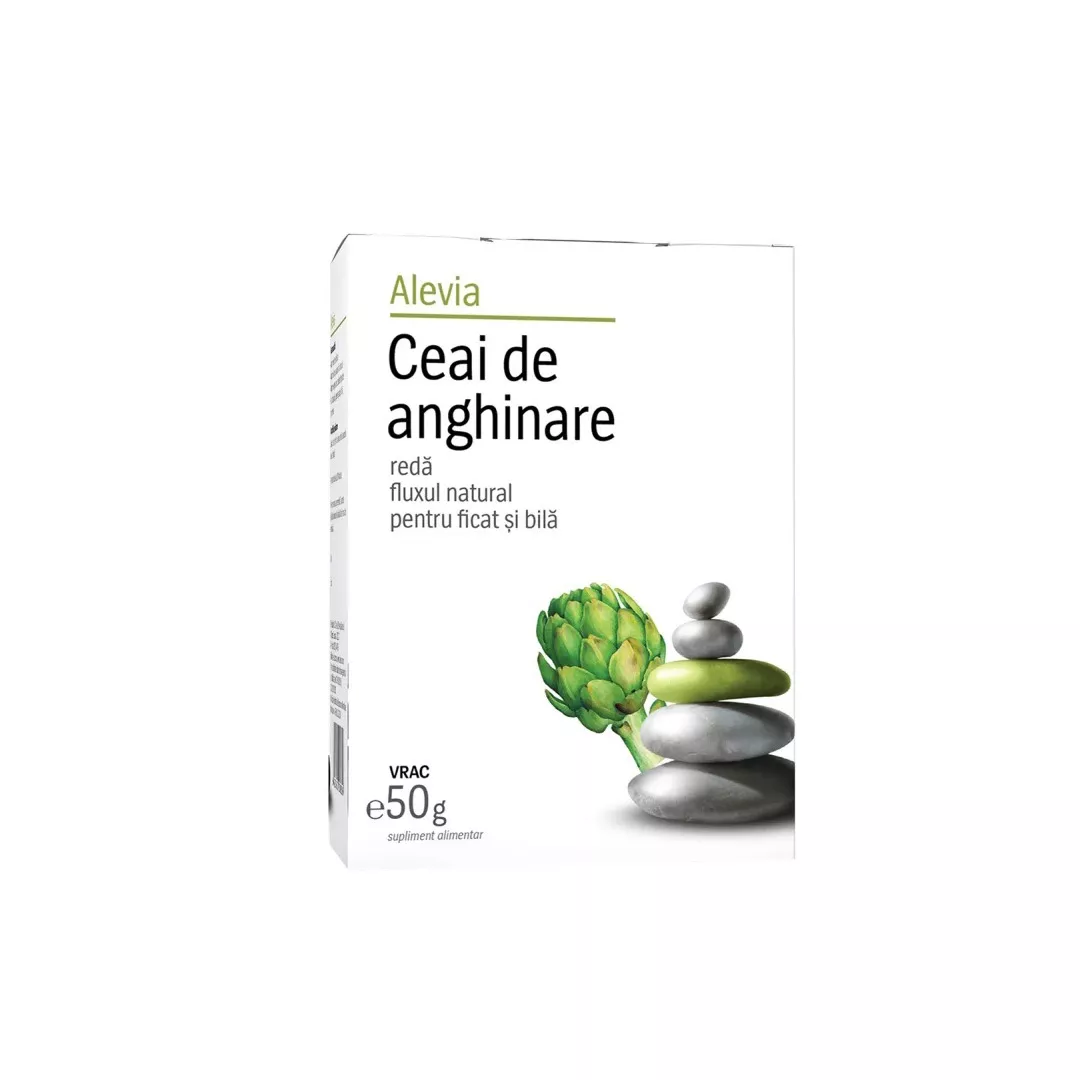 Ceai de anghinare vrac, 60 g, Alevia, [],farmaciabajan.ro