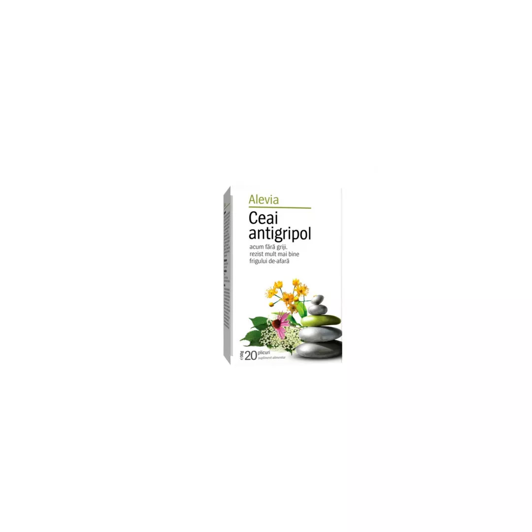 Ceai antigripol, 20 plicuri, Alevia, [],farmaciabajan.ro