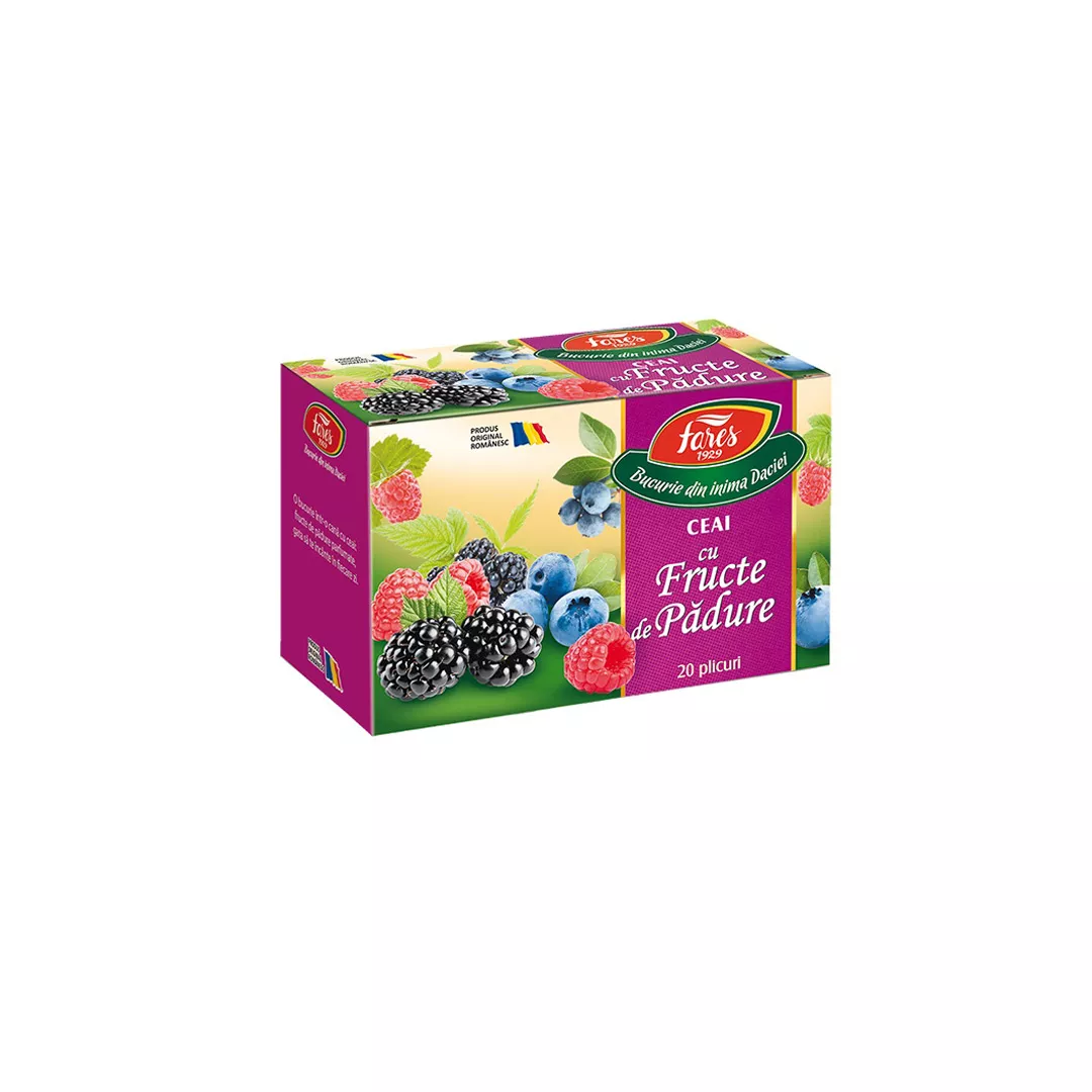 Ceai Fructe de Padure Aromfruct, 20 plicuri, Fares, [],farmaciabajan.ro