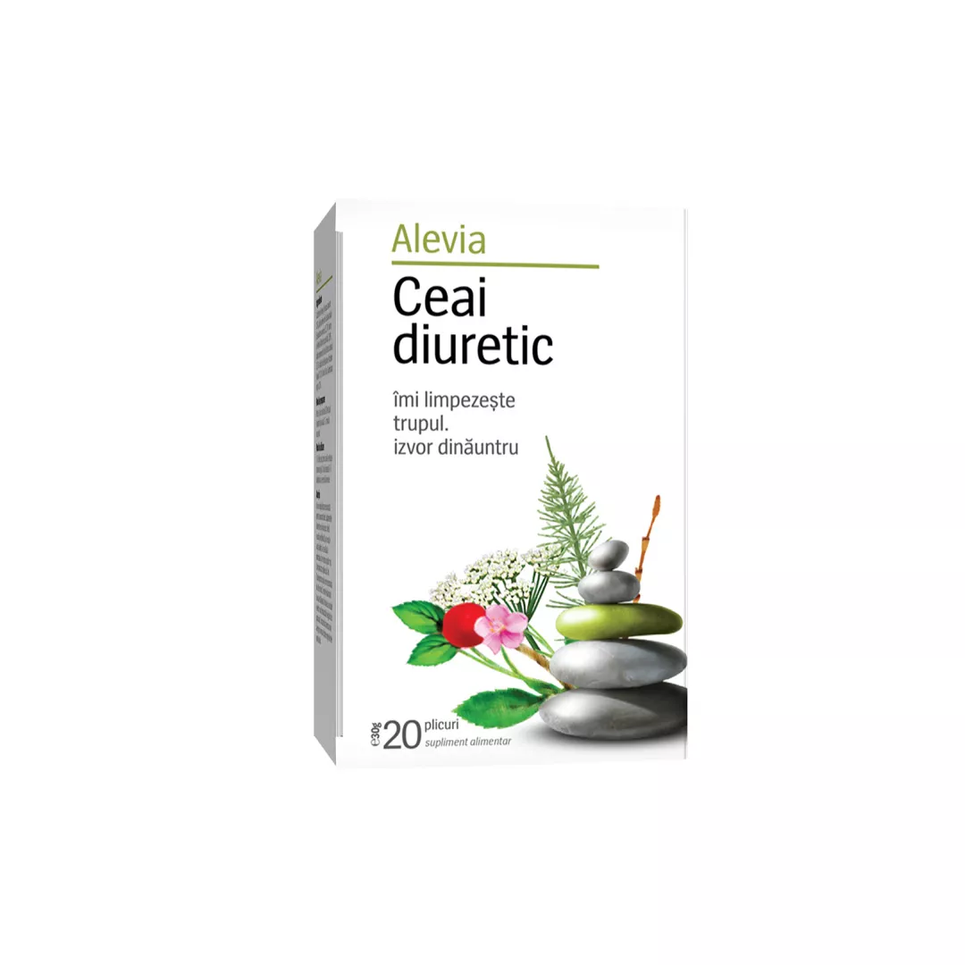 Ceai diuretic, 20 plicuri, Alevia, [],farmaciabajan.ro