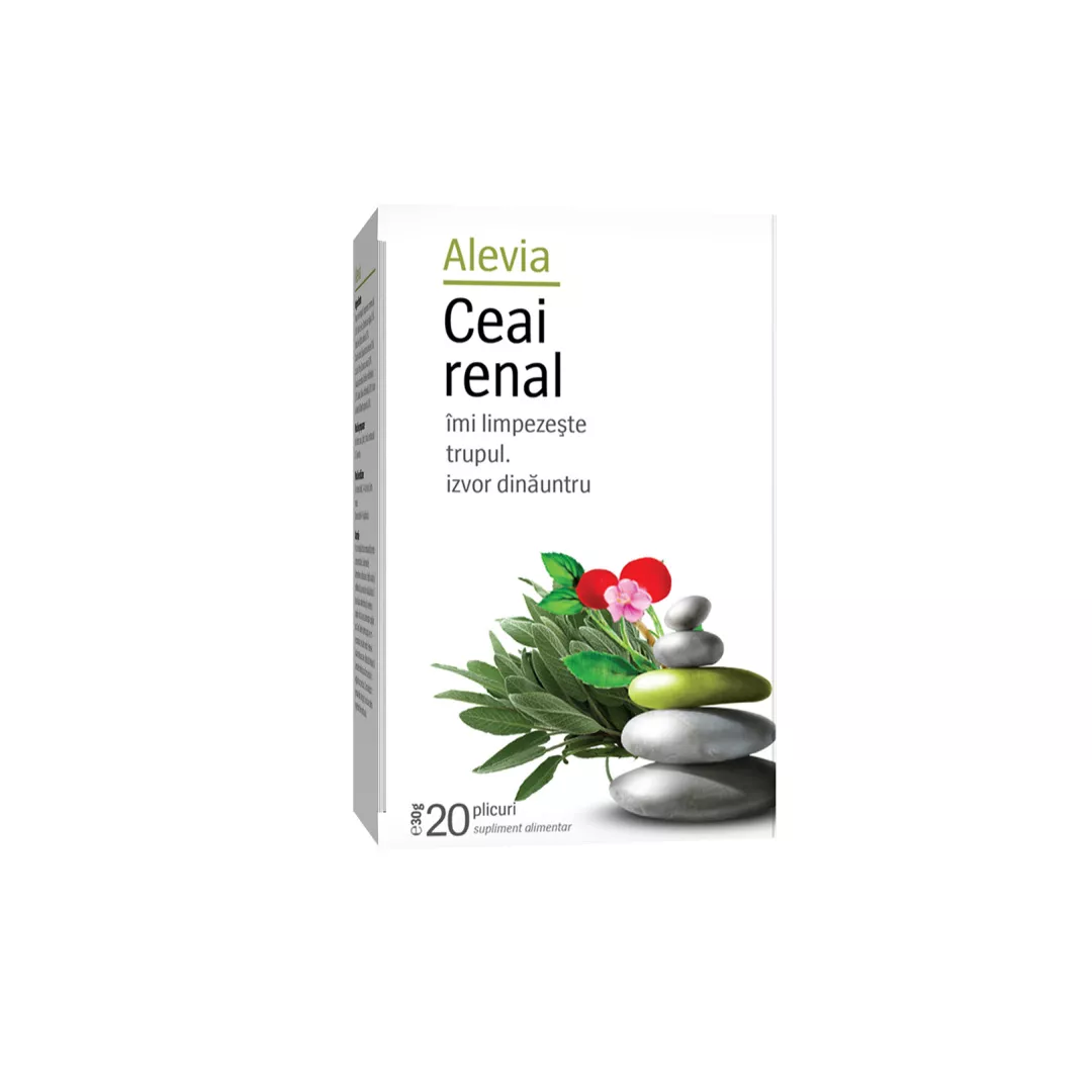 Ceai Renal, 20 plicuri, Alevia, [],farmaciabajan.ro