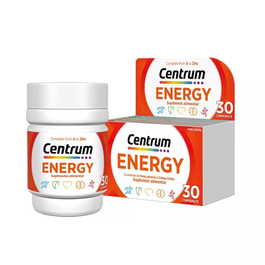 Centrum Energy, 30 comprimate, Haleon, [],farmaciabajan.ro