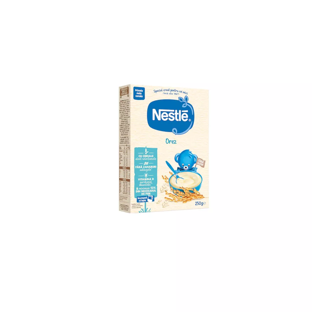 Cereale Nestle Orez, 250g, de la 6 luni, [],https:farmaciabajan.ro