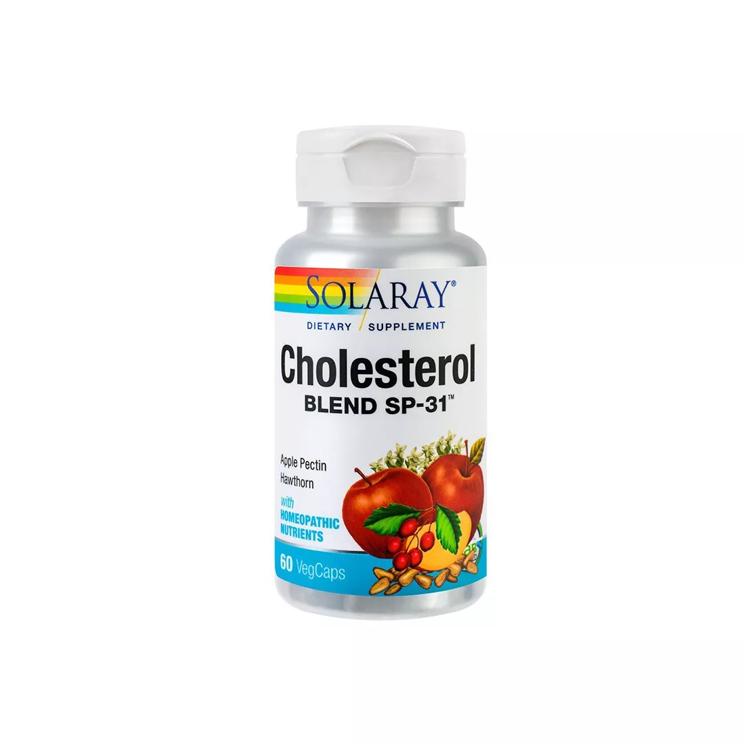 Cholesterol Blend Solaray, 60 capsule, Secom, [],https:farmaciabajan.ro