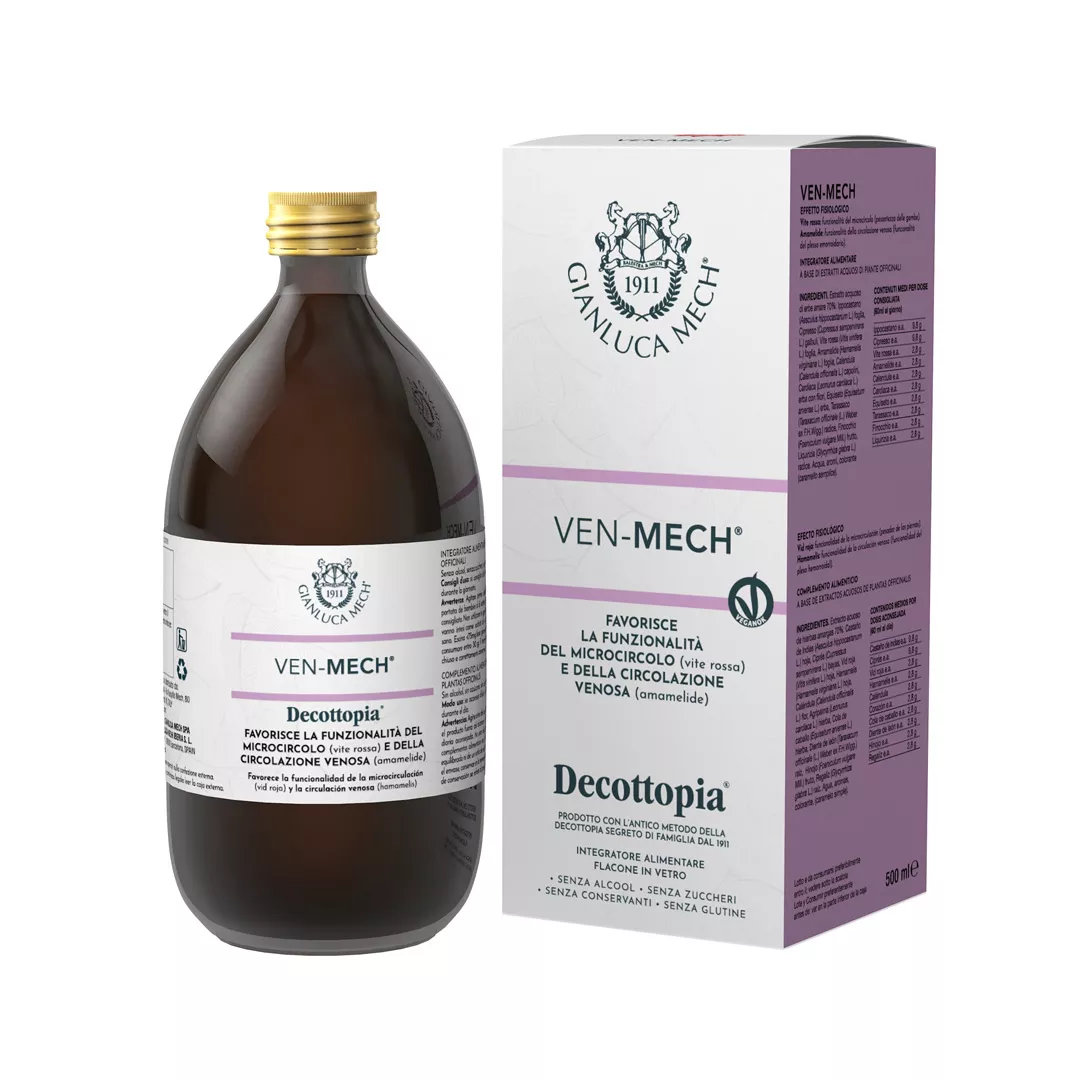 Circulatie sanatoasa a sangelui, Drenaj Limfatic, VEN MECH, Decotoppia, Gianluca Mech, 500 ml, [],farmaciabajan.ro