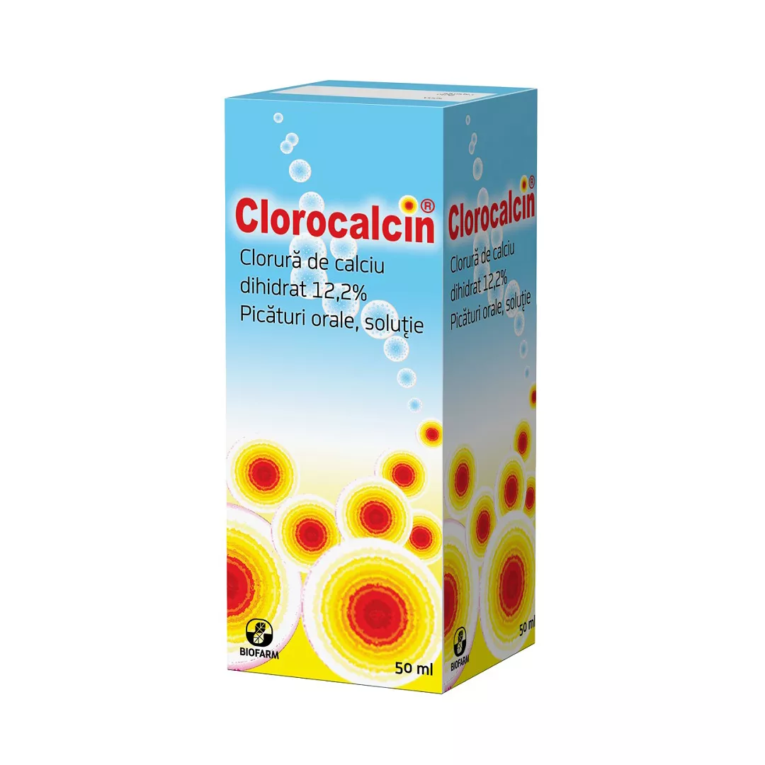 Clorocalcin, 50 ml, Biofarm, [],farmaciabajan.ro
