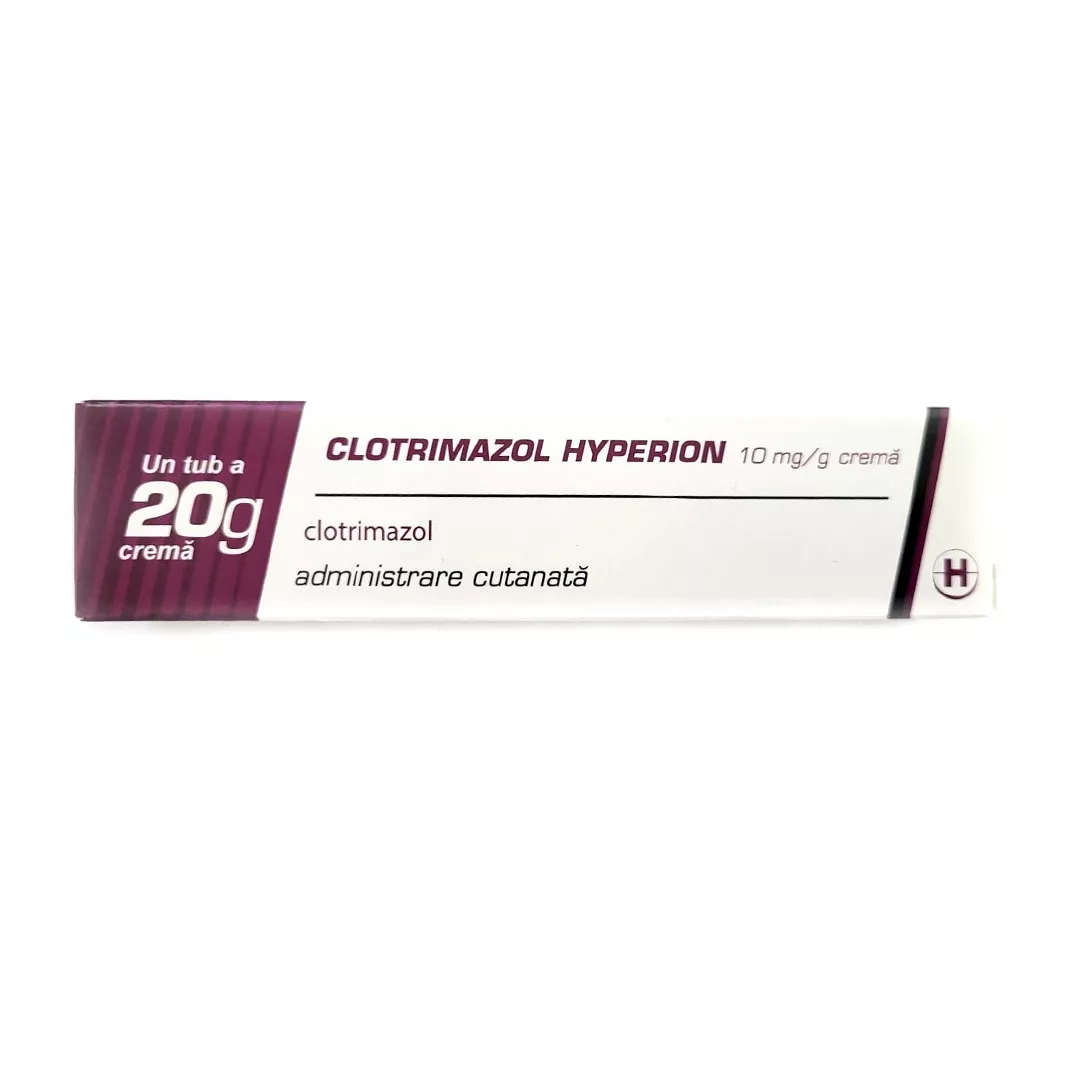 Clotrimazol 10 mg/g crema, 20g, Hyperion, [],farmaciabajan.ro