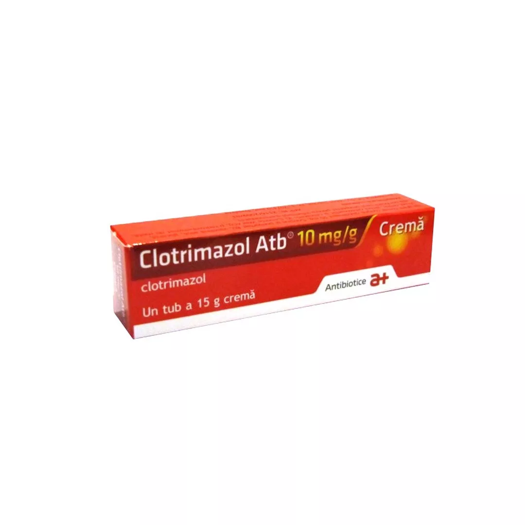 Clotrimazol crema, 15 g, Antibiotice, [],https:farmaciabajan.ro