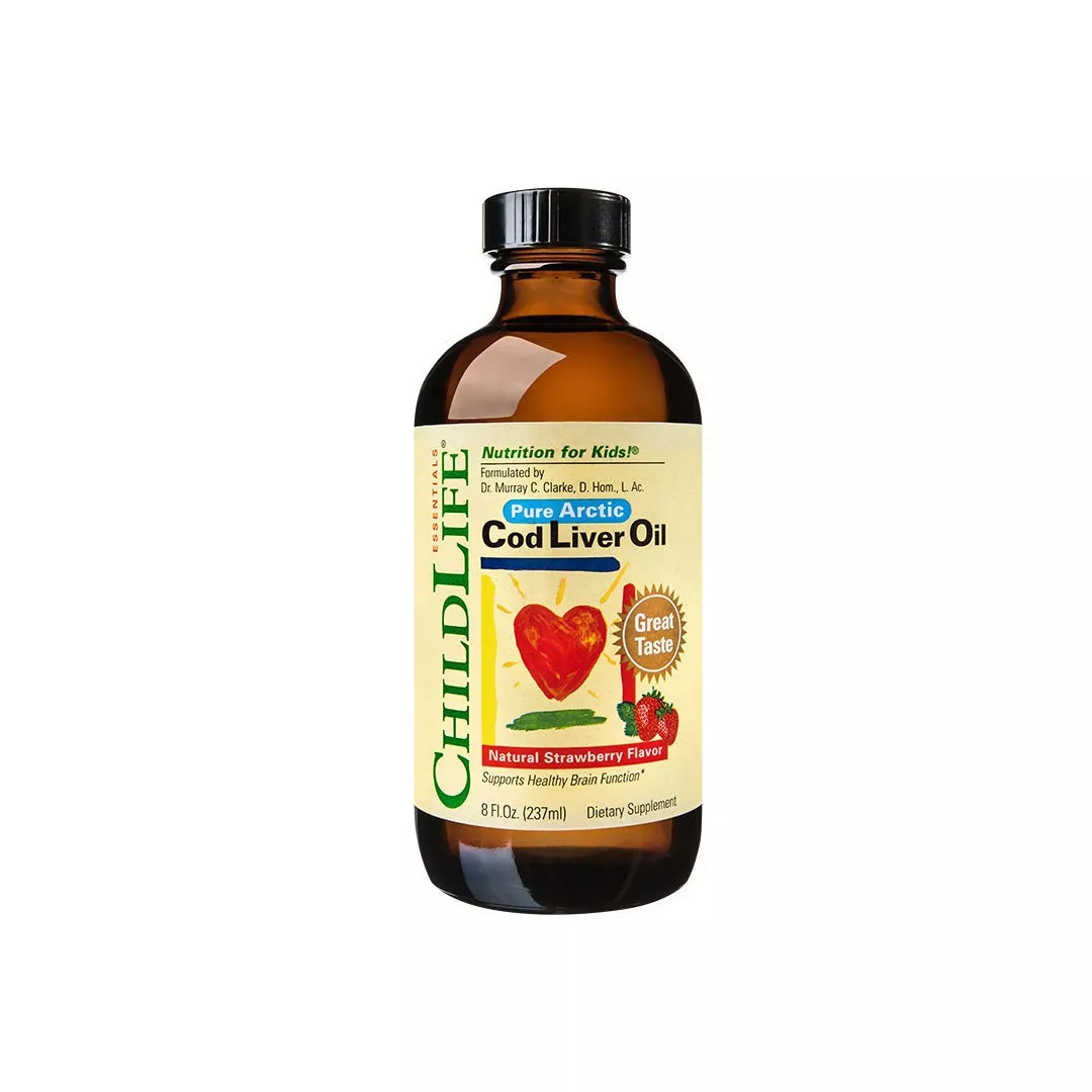 Cod Liver Oil Childlife Essentials, 237 ml, Secom, [],https:farmaciabajan.ro