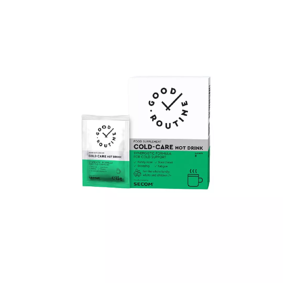 Cold-Care Hot Drink, 8 plicuri, Good Routine, [],farmaciabajan.ro