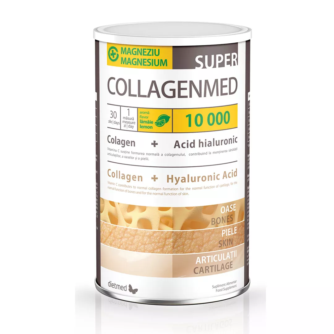 Collagenmed Super 10000, Lamaie, 450 g, pulbere, Dietmed, [],farmaciabajan.ro