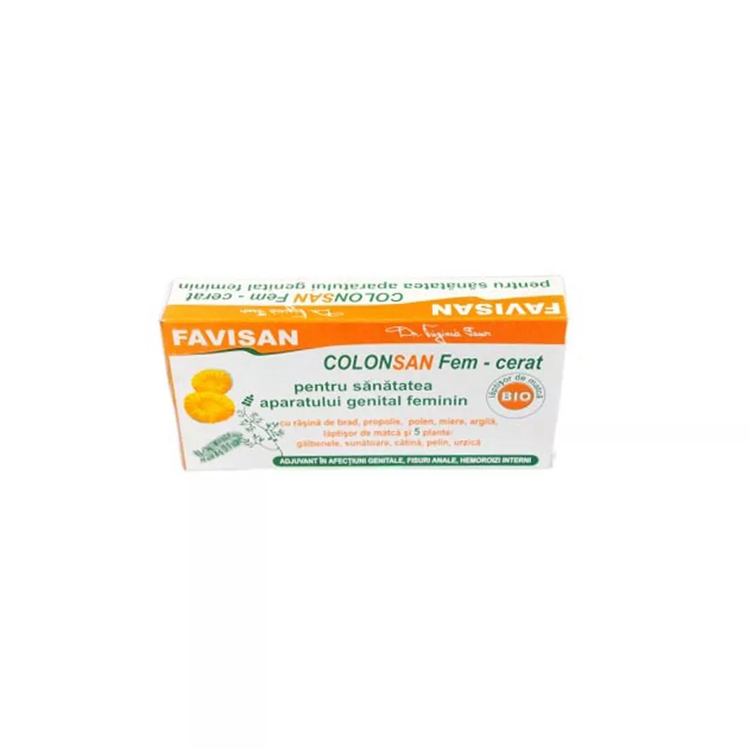 ColonSan Fem-cerat cu 5 plante 1,9 g x 10 bucati, Favisan, [],farmaciabajan.ro