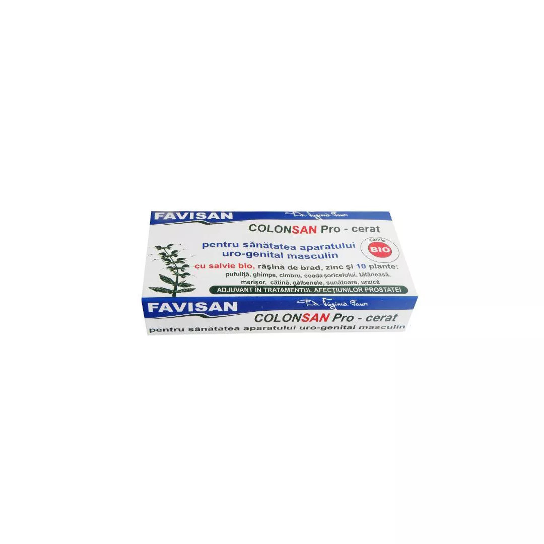 Colonsan Pro cerat cu 10 plante, 10 supozitoare, Favisan, [],farmaciabajan.ro
