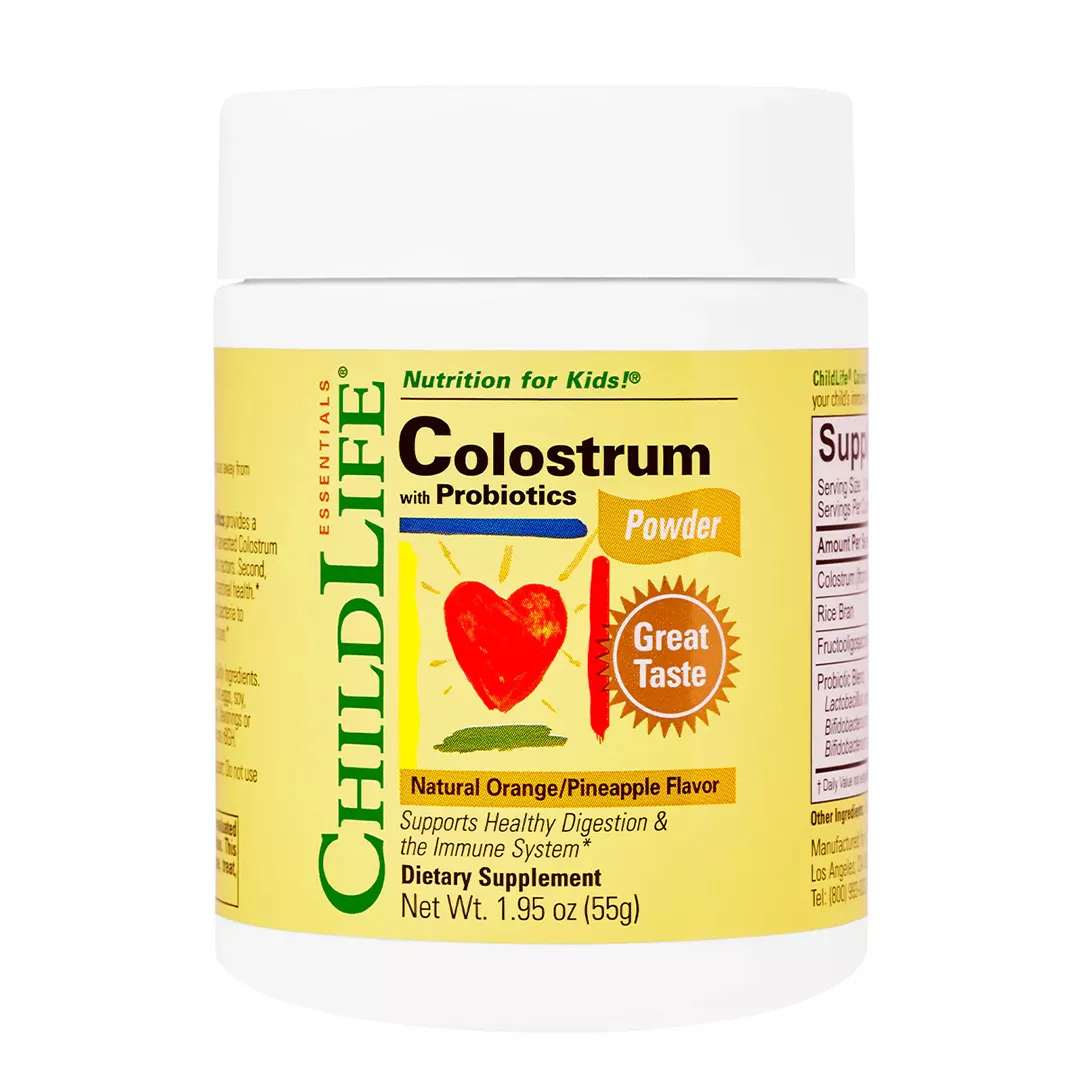 Colostrum with Probiotics Childlife Essentials, 55 g, Secom, [],farmaciabajan.ro
