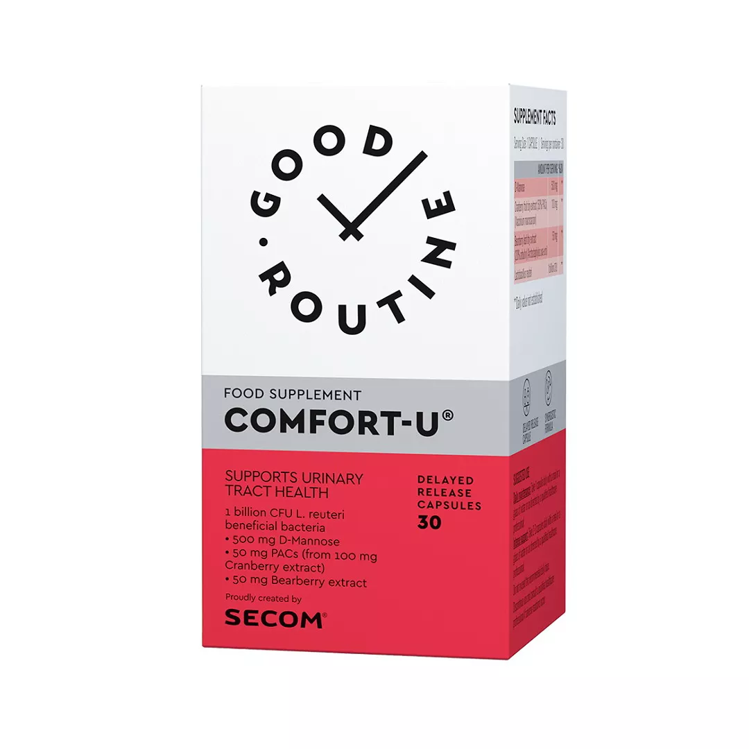 Comfort-U Good Routine, 30 capsule, Secom, [],https:farmaciabajan.ro