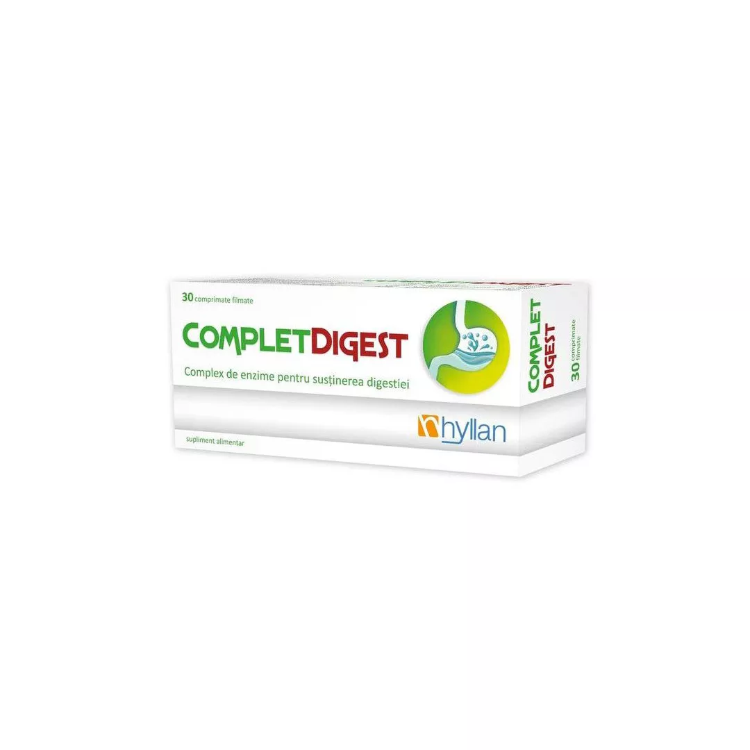 Complet Digest, 30 comprimate, Hyllan, [],farmaciabajan.ro