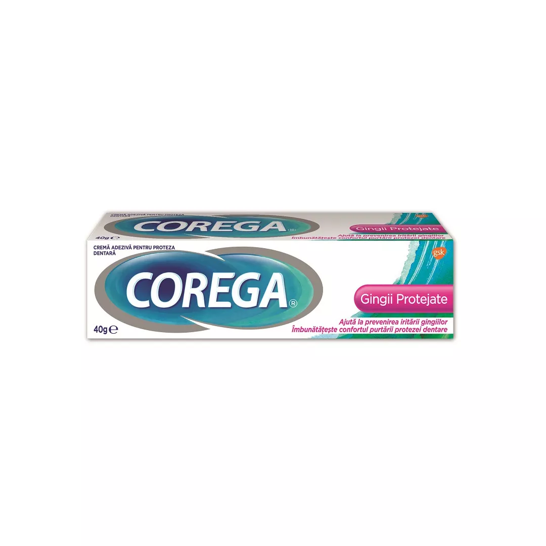 Corega Gingii Protejate pasta de lipit , 40 g, Gsk, [],farmaciabajan.ro