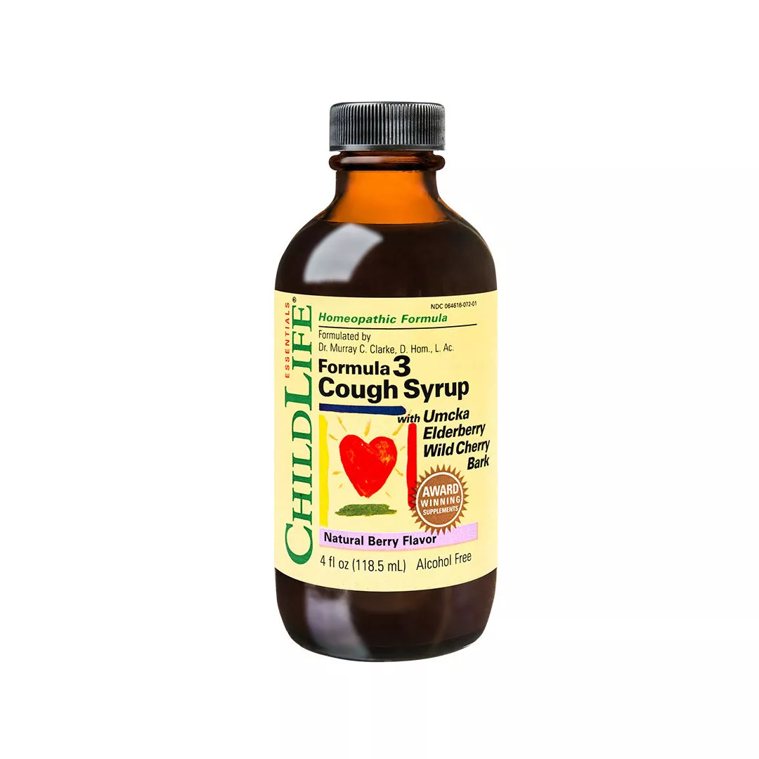 Cough Syrup gust de fructe Childlife Essentials, 118.5 ml, Secom, [],https:farmaciabajan.ro