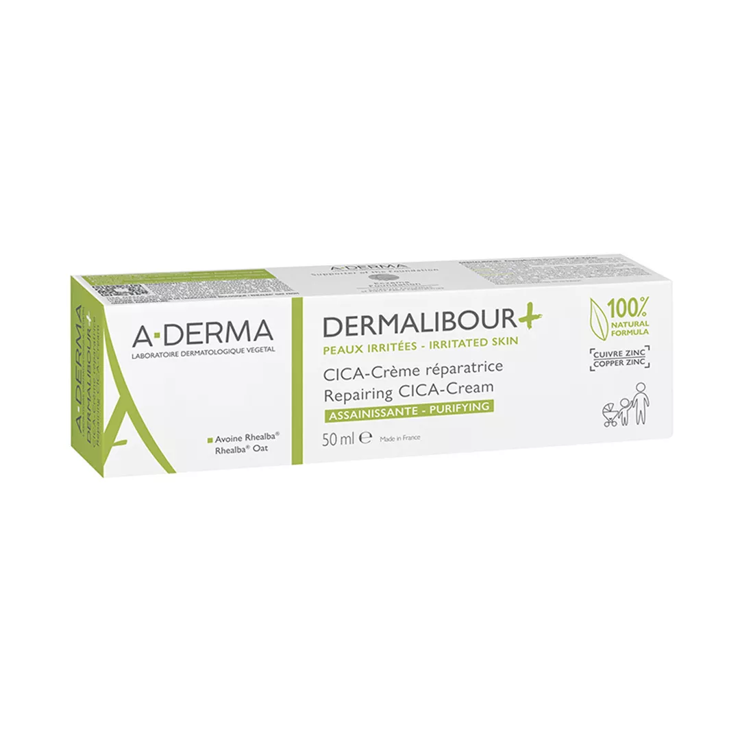 Crema anti-iritatii Dermalibour+Cica, 50 ml, A-Derma, [],farmaciabajan.ro