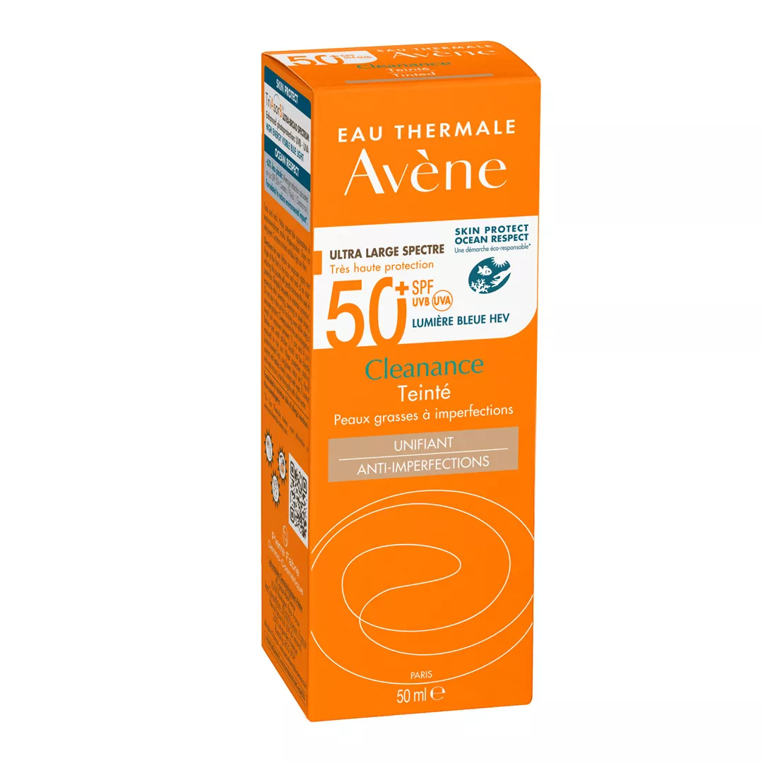 Crema nuantatoare cu SPF50+Triasorb Cleanance, 50 ml, Avene, [],https:farmaciabajan.ro
