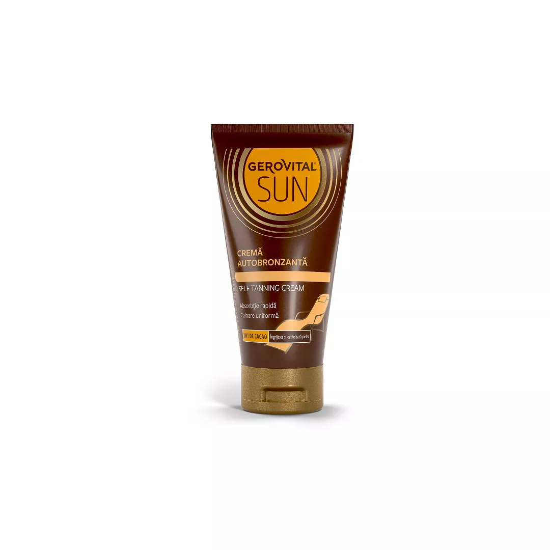 Crema autobronzanta Sun, 150 ml, Gerovital, [],farmaciabajan.ro