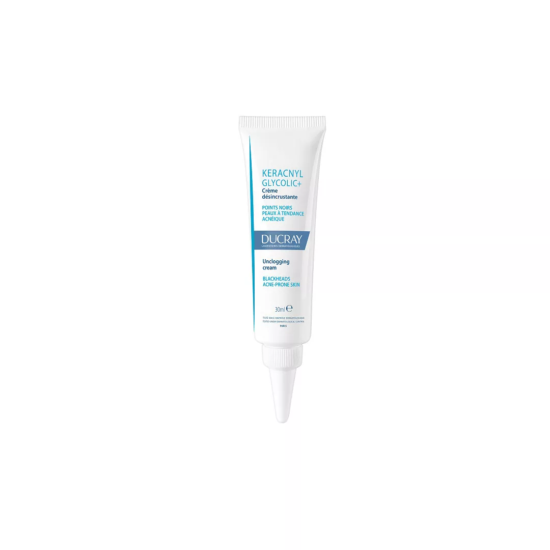 Crema calmanta anti-imperfectiuni pentru tenul cu tendinta acneica Keracnyl Glycolic Control, 30 ml, Ducray, [],farmaciabajan.ro