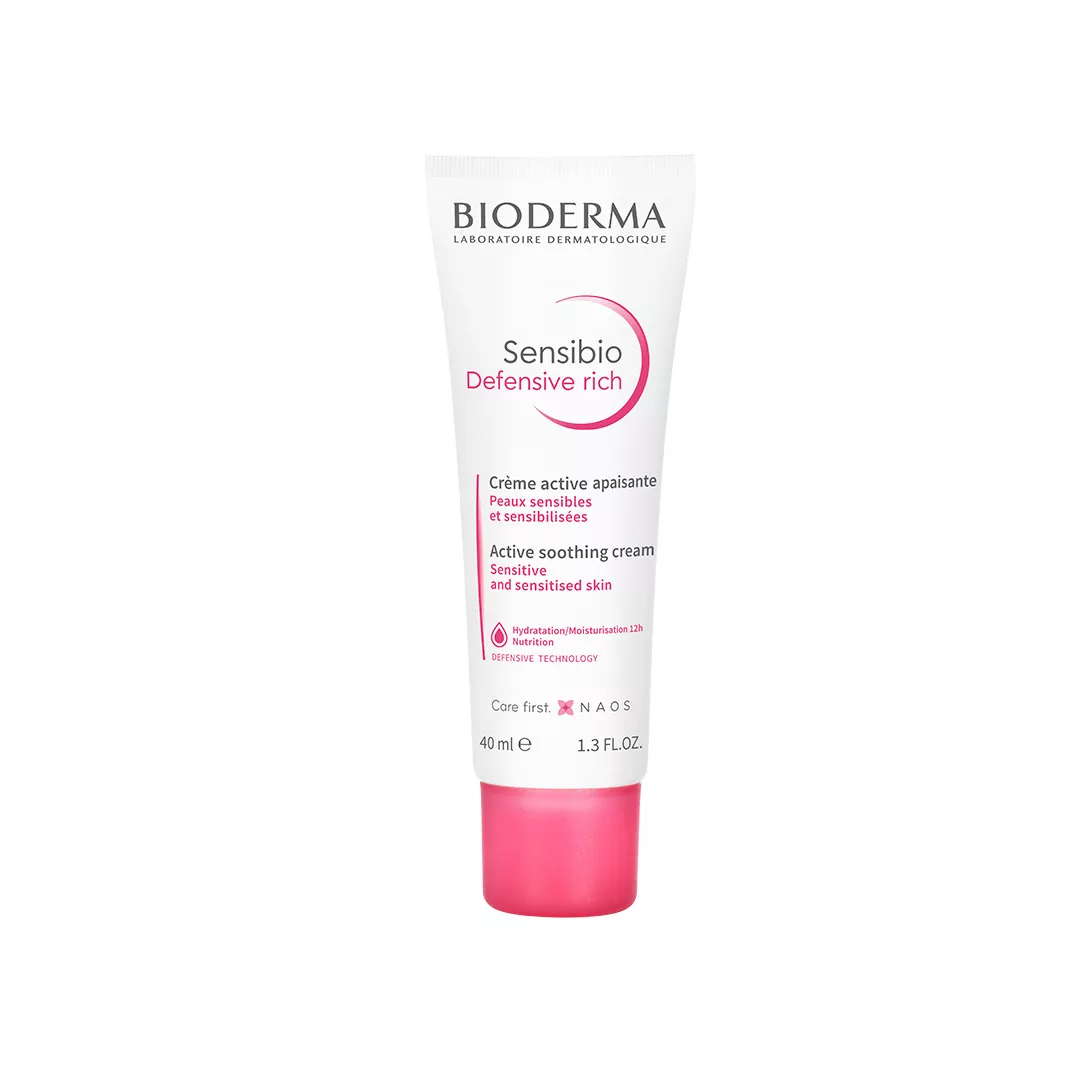 Crema calmanta Sensibio Defensive Rich, 40 ml, Bioderma, [],farmaciabajan.ro